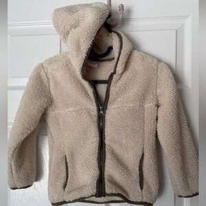 Hanna Andersson Cream Sherpa Jacket